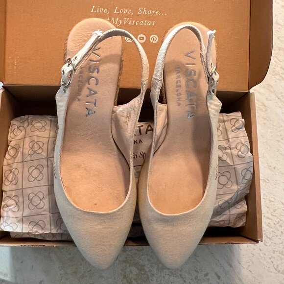 VISCATA BEIGE ESPADRILLES - Picture 1 of 7
